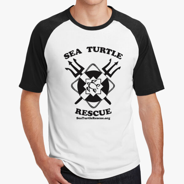 Sea Turtle Rescue - Short Sleeve Colorblock Raglan Jersey Thumbnail