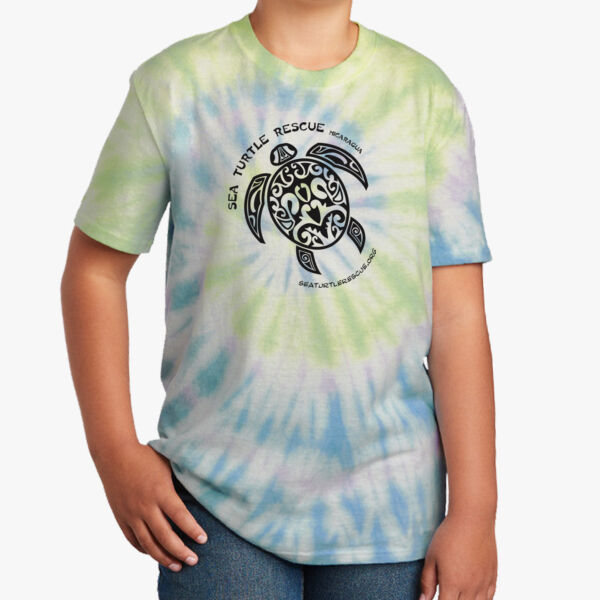 Sea Turtle Rescue - Youth Tie Dye Tee Thumbnail