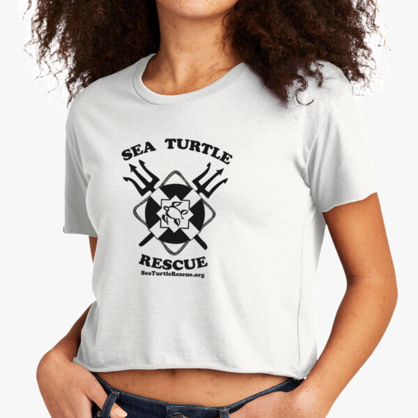 Sea Turtle Rescue - Women's Festival Cali Crop Tee Thumbnail