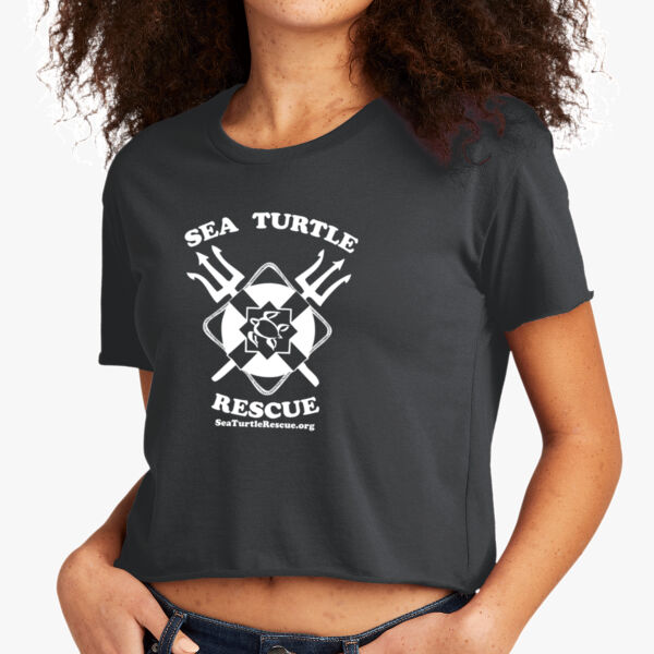 Sea Turtle Rescue - Women's Festival Cali Crop Tee Thumbnail